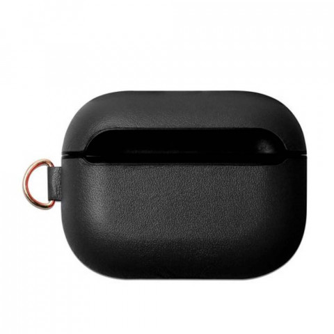 Чехол для AirPods Pro Leather Case Black